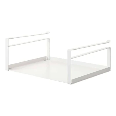 Image of YAMAZAKI 1 tier home 2443 Shelf Storage Rack Cabinet Organizer, One Size, White