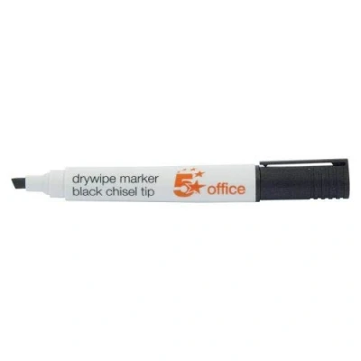 Image of 5 Star Office 938635 2 mm Xylene/Toluene Free Chisel Tip Line Dry Wipe Marker Multi Colour (Pack of 4)