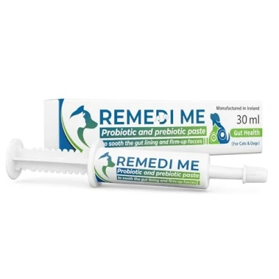 Image of Remedime Probiotic &amp; Prebiotic Paste to Sooth the Gut Lining and Firm up Faeces For Dogs Cats 30ML
