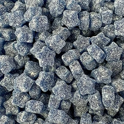 Image of Fizzy Blue Stars 700g Re Sealable Pouch by The Gourmet Sweet Company
