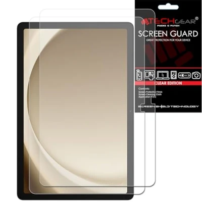 Image of TECHGEAR 2 Pack Galaxy Tab A9 Plus 11&quot; Screen Protectors (SM X210 / SM X215), Ultra CLEAR Protector Guard Cover Designed for Samsung 2023