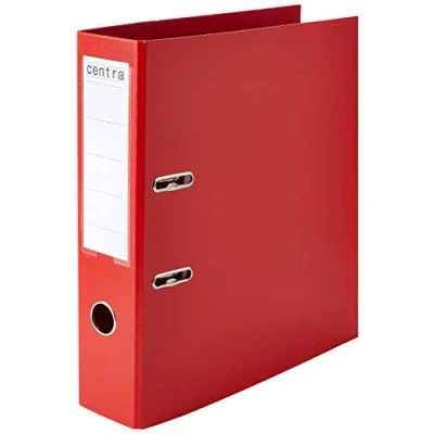 Image of Centra 230160 A4 75 mm PP Lever Arch Files Red
