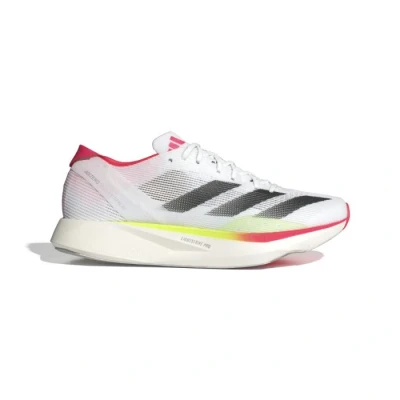 Image of adidas Performance Adizero Takumi SEN 10 Road running shoes, Women&#039;s, Size: 5, Footwear white/core black/lucid red Textile/synthetics