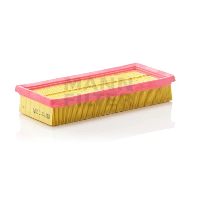 Image of 55183269, 71765454 Air Filter MANN C 2872 49mm 123mm 281mm Insert FIAT: Panda II Hatchback, Punto Hatchback