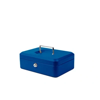 Image of PAVO 8011766 10 inch Cash Box Blue