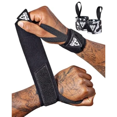 Image of PULLUP &amp; Dip Wrist Wraps, Professional Support for Weightlifting, Calisthenics, Crossfit (Pullup Branding)
