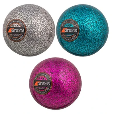Image of Grays Hockey Glitter Extra Training Balls (Silver, Qty 6)