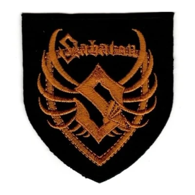 Image of Sabaton Gold Power Metal Band Patch Badge Embroidered Iron on Applique Accessory