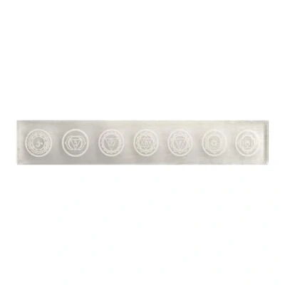 Image of VIE Selenite Charging Plate, Design 01, 15x3cm