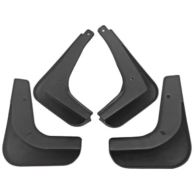 Image of 4Pcs Car Mud Flaps for Volkswagen POLO 2011 2013, Front/Rear Wheel Mudflaps, Waterproof Splash Protection Fender, External Accessories