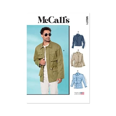 Image of MCCALLS M8371BB Men&#039;s Jacket in Two Lengths BB (44 46 48 50 52)