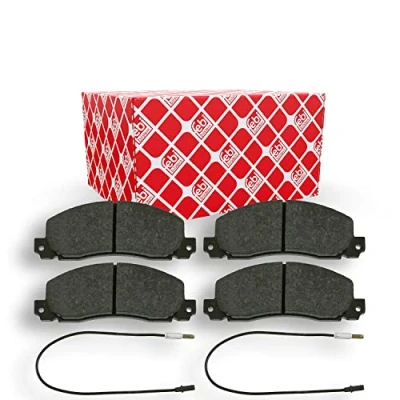 Image of 7701200648, 7701200884, 7701202044, 7701202713, 7701202956 Brake pad set FEBI BILSTEIN 16443 Front Axle incl. wear warning contact