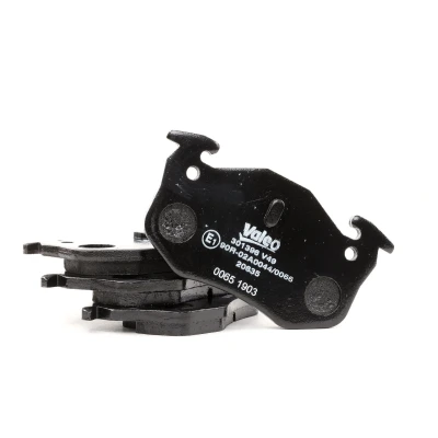 Image of 425146, 425197, 425257, 425274, 425402 Brake pad set VALEO 301396 FIRST Rear Axle excl. wear warning contact without anti squeak plate