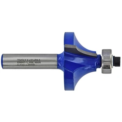 Image of Tivoly XT60642067811 Router Bit 1/4 Round + Guide Diameter 32 mm, Blue