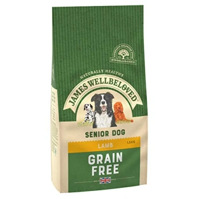 Image of James Wellbeloved Grain Free Senior Lamb &amp; Veg 1.5kg