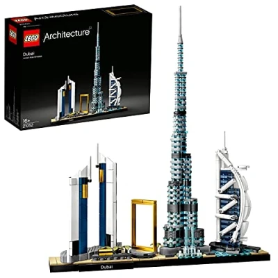Image of LEGO Architecture Skylines: Dubai 21052 Building Kit, Collectible Set for Adults, New 2020 (740 Pieces)