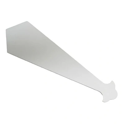 Image of White Plastic Upvc Finial Fascia Joint for Gable Roof Apex