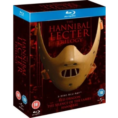 Image of the Hannibal Lecter Trilogy 1 3 Complete Blu Ray Collection [3 Discs] Boxset: Silence of Lambs / Red Dragon + Extras