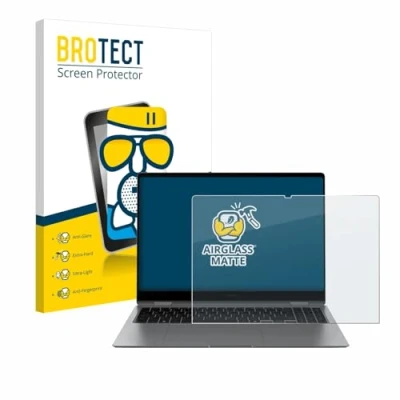 Image of brotect Anti Glare Glass Screen Protector Matte compatible with Samsung Galaxy Book5 Pro 360 16&quot; Scratch 9H Protection Film