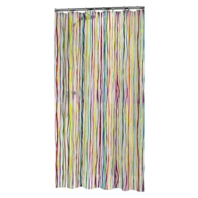 Image of Sealskin Rigato Shower Curtain, PEVA, Multi, 180 x 200 cm