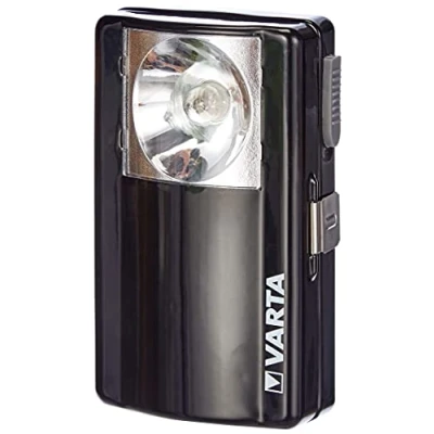 Image of VARTA Flashlight, Metal, Black