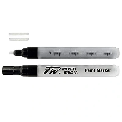 Image of Daler Rowney FW Refillable Technical Markers, Blister Pack, 0.04 0.08in 1 2mm, round, Set 201, 2pcs