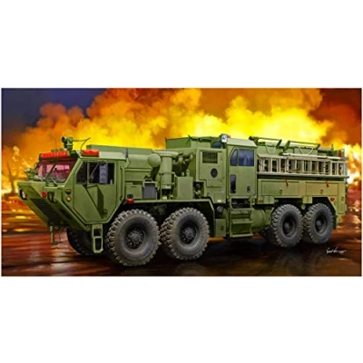 Image of Trumpeter TRU01067 1/35 M1142 HEMTT TFFT Truck Plastic Model kit, Multicolour