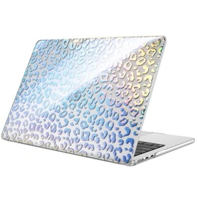 Image of Fintie Case Compatible with MacBook Air 13.6 inch (2024/2022) M3/M2 Chip, Snap On Hard Shell Cover for 13.6&quot; Model A3113 A2681, (Z Leopard)