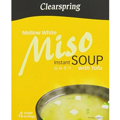 Image of Clearspring Mellow White Miso Soup + Tofu 3 x 4x10g