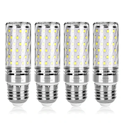 Image of WEDNA LED Corn Light Bulb, E27 15 W 120W Incandescent Equivalent, 6000K Cool White, Non Dimmable, Energy Saving Candelabra Bulbs 4 Pack