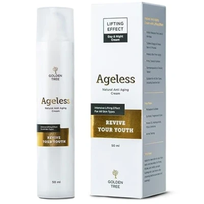 Image of Golden Tree Ageless Anti Wrinkle Face Cream Aging Day and Night Skincare Formula Raises Collagen &amp; Elastin Levels Improves Skin Volume Smoothes Wrinkles Rejuvenates Your