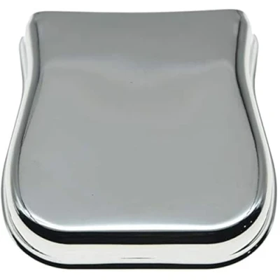 Image of Dopro Replacement Vintage Ashtray Tele Bridge Cover Protector for Fender Telecaster Chrome
