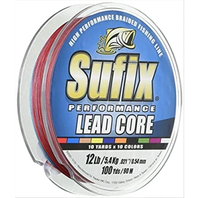 Image of Sufix Performance Lead Core 100 Yards Metered Fishing Line (12 Pounds)