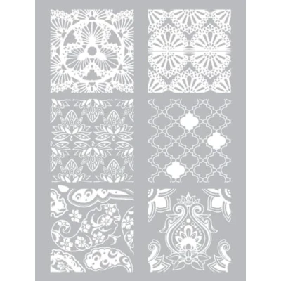 Image of Creative Dough Polymer Hindu Stencil