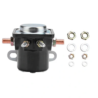 Image of Solenoid Starter 12 volt Relay, DC 12v 4 Terminal Car Truck Refit Heavy Duty remote motor Relay Switch