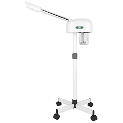Image of Professional Facial Steamer, Hot Mist, Ozone Humidifier, Can Use at Home and Beauty Salon, Extract Blackheads, Rejuvenate Hydrate Your Face Skin for Youthful Complexion, Adjustable Height
