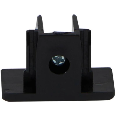Image of Lindby end cap Linaro, black, screw, single circuit track lighting system