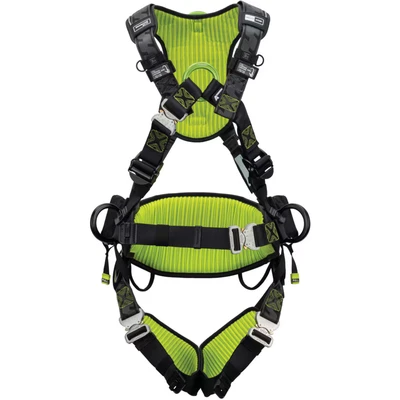 Image of Miller Honeywell H700 Full Body Harness CC5 Model with automatic quick release Aluminium alloy buckles and back anchorage D Ring, side Rings sternal V size 3, 1036787