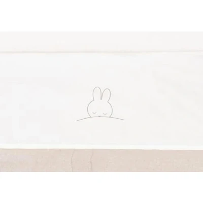 Image of Jollein Sleepy Miffy 008 511 67095 Baby Cot Sheet 75 x 100 cm Brown