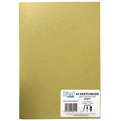 Image of RS261252 A4 Sketchbook MATT Kraft 140g