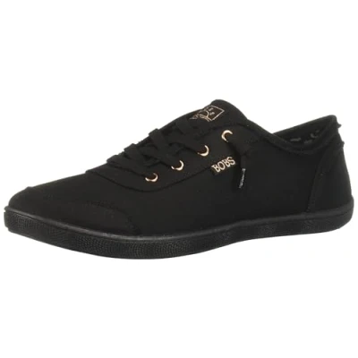 Image of Skechers Women&#039;s Bobs B Cute Sneaker, Black, 4.5 UK