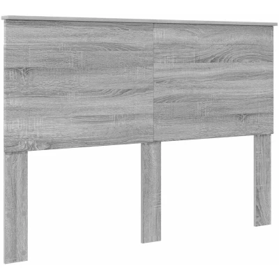Image of vidaXL Headboard with Grey Sonoma 160 cm Engineered Wood