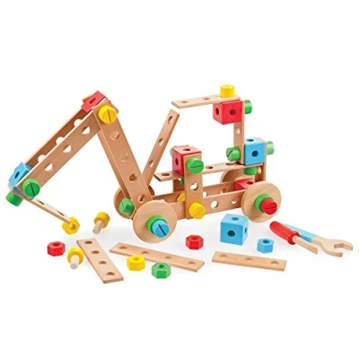 Image of Tidlo Wooden Construction Set with Tools