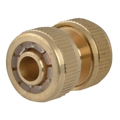 Image of Faithfull Brass Hose Mender 12.5mm (1/2in) FAIHOSEMEND