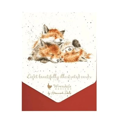 Image of Wrendale Designs by Hannah Dale The Night Before Christmas Notecard Set Pack of 8