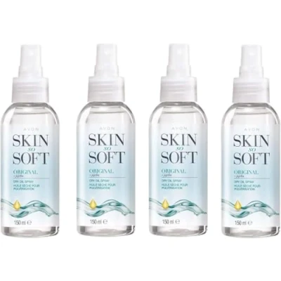 Image of Avon Skin So Soft Original Dry Oil Spray 4 x 150ml.