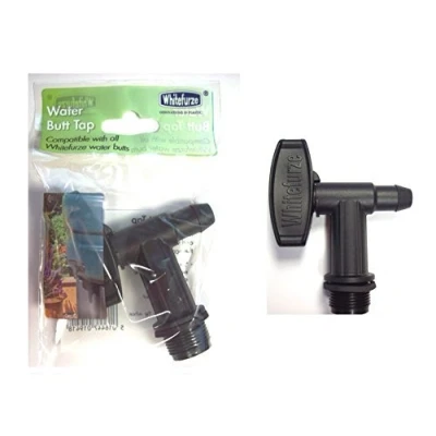 Image of Whitefurze Plastic Water Butt Tap Compatible With All Butts