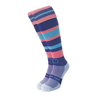 Image of WackySox Dazzler Rugby Socks,Hockey Socks,Sports Socks Men and Women Suitable for Riding,Sports,Football,Hockey,Running