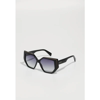 Image of Liu Jo Woman LJ810S 001 Sunglasses Bio inject Black Squared Normal