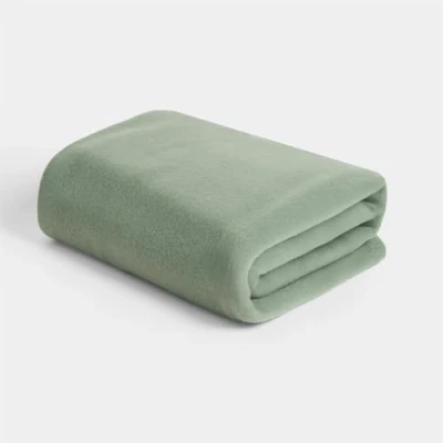 Image of Dreamscene Fleece Blanket for Bed, Ultra Soft Warm Cosy Polar Throw Lightweight Fluffy Large Throws Sofas Couch Single Bed Throws, Evergreen 120 x 150cm